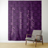 Personnaliser de luxe Tapisserie florale violet (En situation)