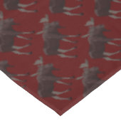 Personnaliser de nappe d'art d'orignaux de nappe (Angle)