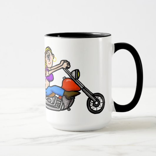 Personnaliser de tasse de moto d'équitation de (Droite)