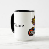 Personnaliser de tasse de moto d'équitation de (Devant gauche)