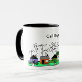 Personnaliser de tasse de rue de radio-amateur   (Devant gauche)