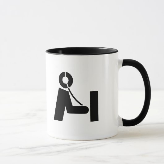 Personnaliser de tasse d'icône de radio-amateur    (Droite)