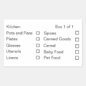 Personnaliser des Étiquettes mobiles (Devant)