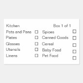 Personnaliser des Étiquettes mobiles (Devant)
