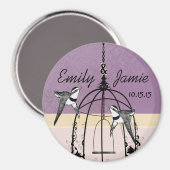Personnaliser des Magnets Mariages de cages d'oise (Recto/Verso)