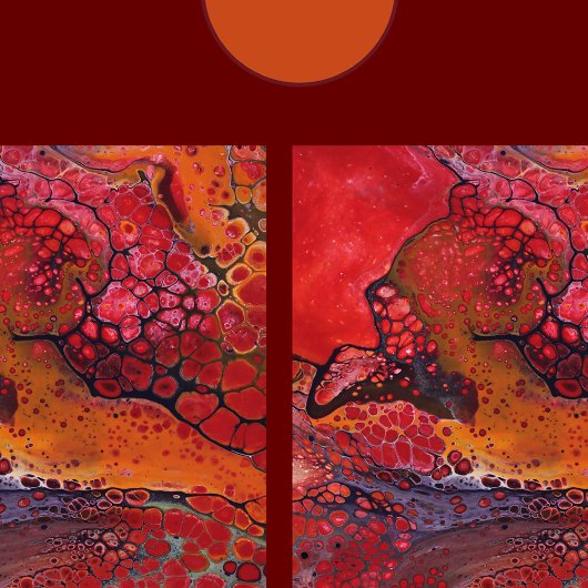 personnaliser des serviettes de plage "Lava Flow"