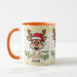 Personnaliser Duo Tone Mug Deer avec Casquette Pèr