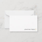 Personnaliser Elegant Moderne Simple Design Modèle (Devant)