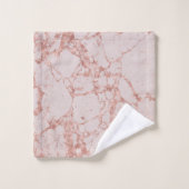 Personnaliser en marbre Parties scintillant rose r (Gant de toilette)