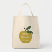 Personnaliser enseignant cadeau pomme sac fourre-t (Devant)