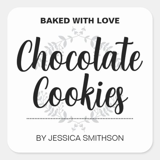 Personnaliser étiquette fait maison HM001_09sq (Devant)