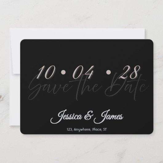 Personnaliser Faire-part de date de mariage perso (Devant)