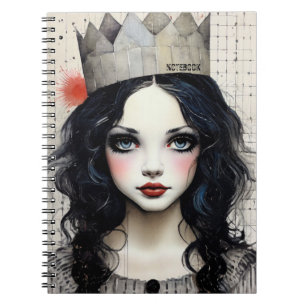 PERSONNALISER : Fille avec la Couronne   Journal c