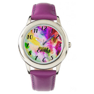Personnaliser Filles colorées Montre électronique