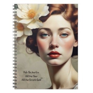 PERSONNALISER : Fleur où vous êtes Carnet