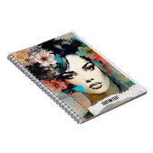 PERSONNALISER : Fleurs Collage | Journal carnet (Côté Droit)