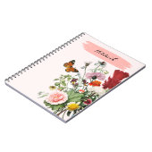 PERSONNALISER : Fleurs + Papillon | Carnet (Côté gauche)