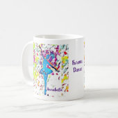 Personnaliser Forever Dance Céramique café Mug (Devant gauche)