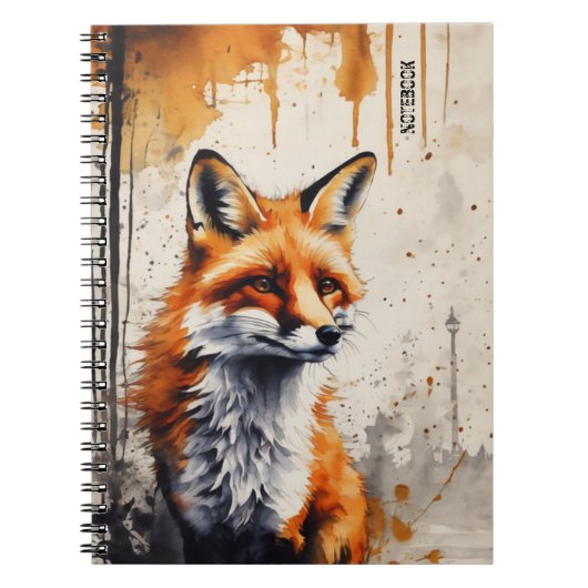 PERSONNALISER : Fox | Journal carnet (Devant)