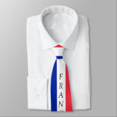 Personnaliser France cravate Drapeau (Attaché)