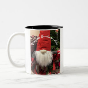Personnaliser Gnome de Noël en Pologne Mug vert 