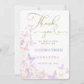 Personnaliser Godmère carte de remerciements (Devant)