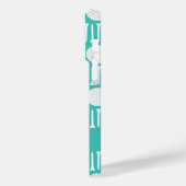 Personnaliser Golf Thème iPhone 14 Pro Coque (Verso / Gauche)