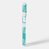 Personnaliser Golf Thème iPhone 14 Pro Coque (Verso / Droite)