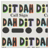 Personnaliser graphique de tissu de radio-amateur (Fermer)