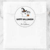 Personnaliser Happy Halloween étiquette (Sac)