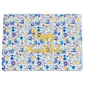 Personnaliser HAPPY HANOUKKA Holiday Cadeau Sac ca (Devant)