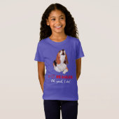 Personnaliser I Love Howling T-shirt Beagle (Devant entier)