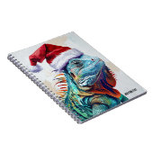 PERSONNALISER : Iguana de Noël | Journal carnet (Côté Droit)