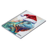 PERSONNALISER : Iguana de Noël | Journal carnet (Côté gauche)