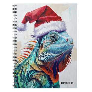 PERSONNALISER : Iguana de Noël Journal carnet