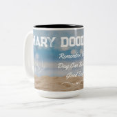 Personnaliser Inspirer Beach Scène Mug (Devant gauche)