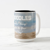 Personnaliser Inspirer Beach Scène Mug (Devant droit)
