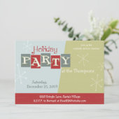 PERSONNALISER IT - Atomic Retro Invitation de fête (Debout devant)