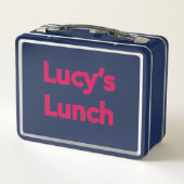 Personnaliser It Metal Lunch Box (Dos)