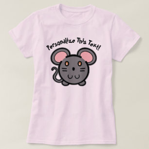 PERSONNALISER Jote Grey Mousie T-shirt