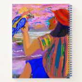 Personnaliser Journal Méditerranée Femme & Oiseau (Dos)