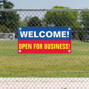 Personnaliser la bannière de bienvenue Ouvert pour