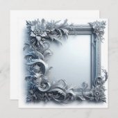 Personnaliser la carte blanche - Invitation et Fai (Devant / Derrière)