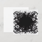 Personnaliser la carte blanche - Modèle noir et bl (Devant / Derrière)