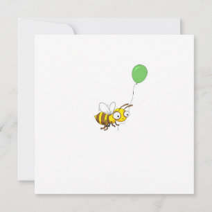 Personnaliser la carte d'anniversaire Bumble bee.