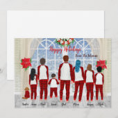 Personnaliser la carte de Noël Portrait de famille (Devant / Derrière)