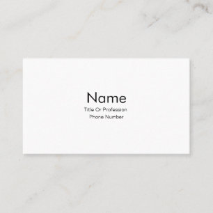 Personnaliser la carte de visite