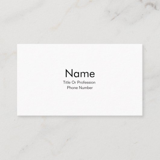 Personnaliser la carte de visite (Devant)