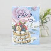 Personnaliser la carte gâteau de la fête des mères (Debout devant)