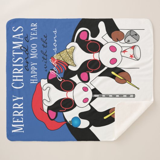 Personnaliser la couverture "Bonne Moo Année"/moye (Devant (Horizontal))